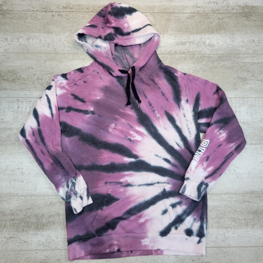 Pink Gray Tiedye Sweatshirt Hoodie